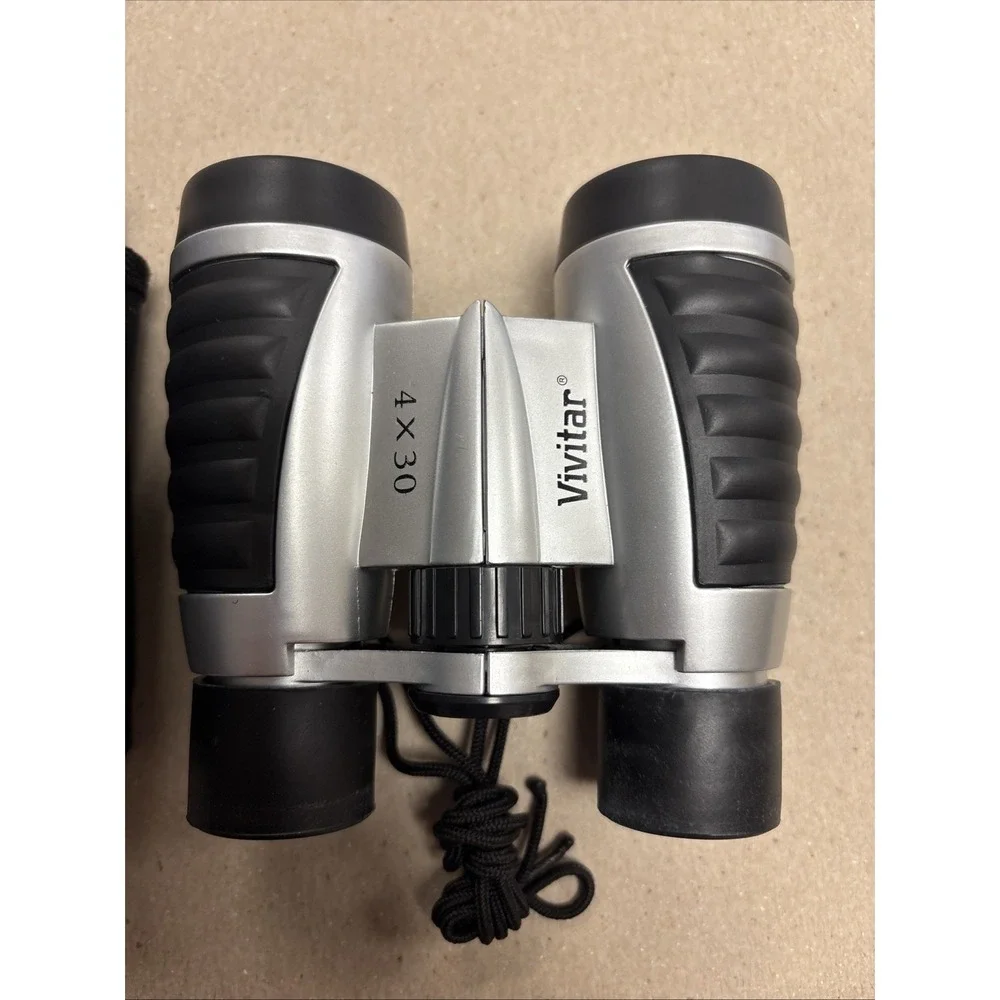 Vivitar Binoculars 4 x 30 with Strap Carrying Pouch Compact Bird Watching Hiking